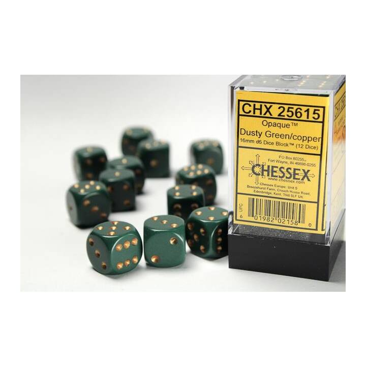 CHESSEX Opaque Set dei dadi (12 Parti)