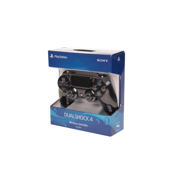 SONY Playstation 4 4 Jet Black - Controller Schwarz) Interdiscount Wireless-Controller ( DualShock