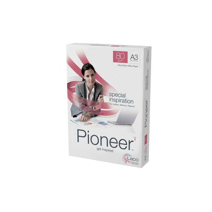 PIONEER Pioneer Kopierpapier (500 Blatt, A3, 80 g/m2)