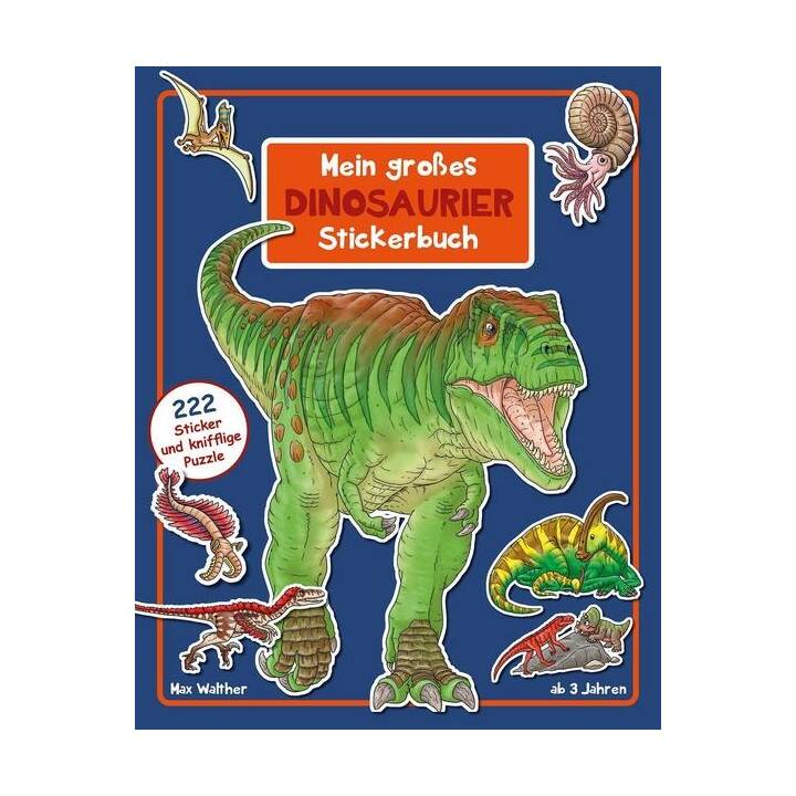 ADRIAN VERLAG Libro degli adesivi (Dinosauro)