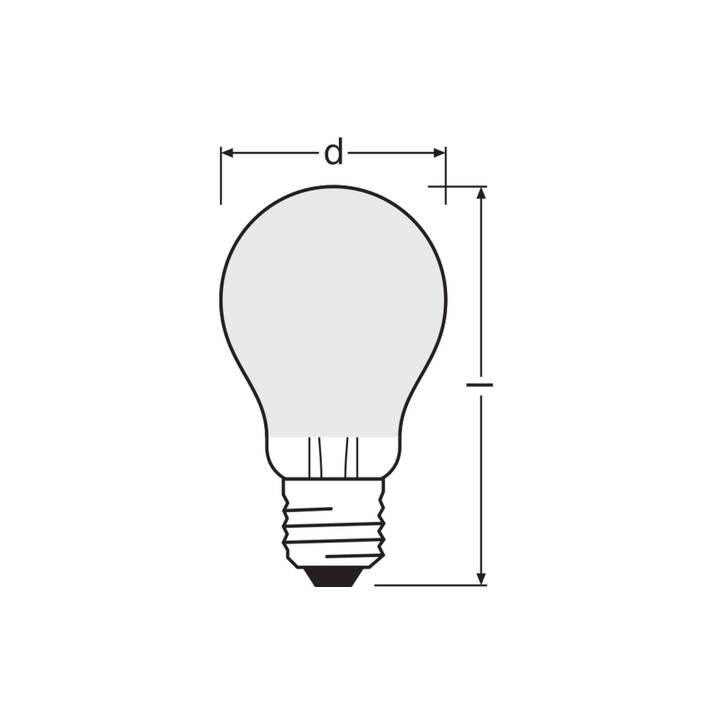 OSRAM Ampoule LED Classic A (E27, 3.4 W)