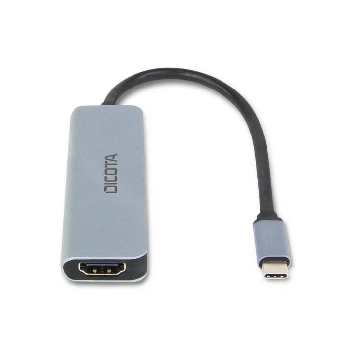 DICOTA D32060 (5 Ports, HDMI, USB de type C, USB de type A)