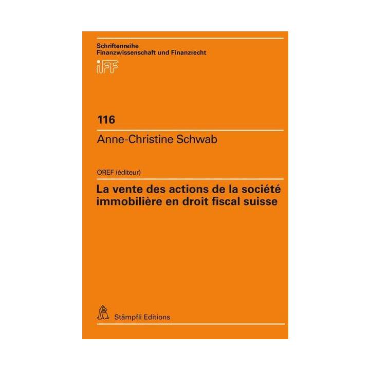 La vente des actions de la société immobilière en droit fiscal suisse