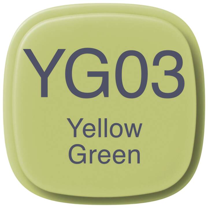 COPIC Grafikmarker Classic YG03 Yellow Green (Grün, 1 Stück)