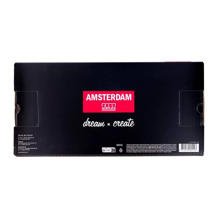 AMSTERDAM Colore acrilica Set (18 x 120 ml, Multicolore)