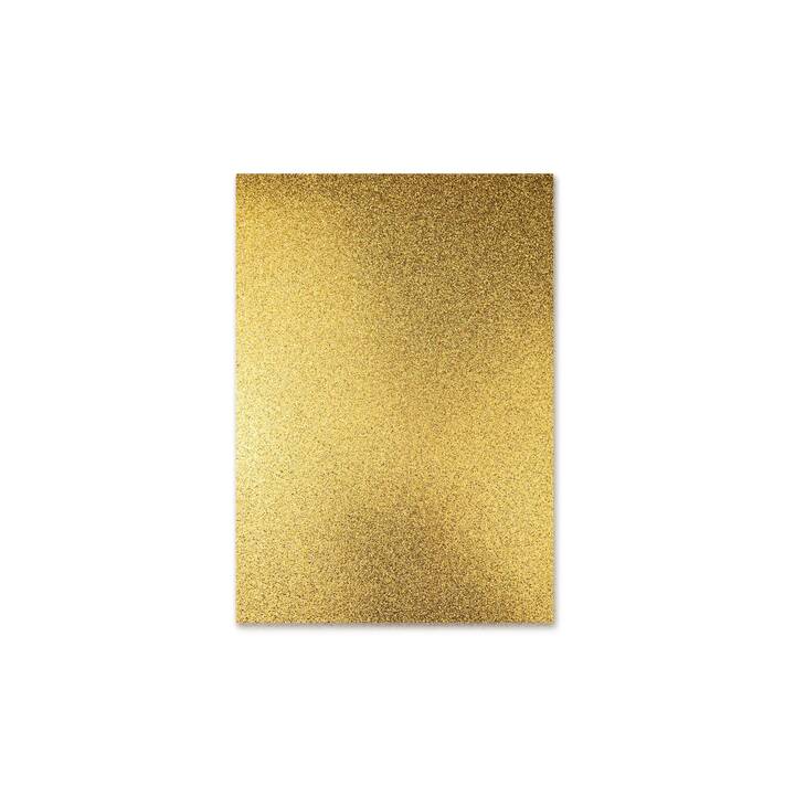 URSUS Carta glitterata (Oro, A4, 10 foglio)