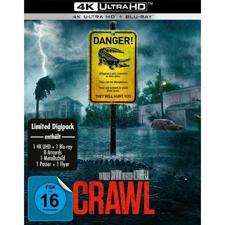 Crawl (4K Ultra HD, Limited Edition, Digipack, DE, EN)
