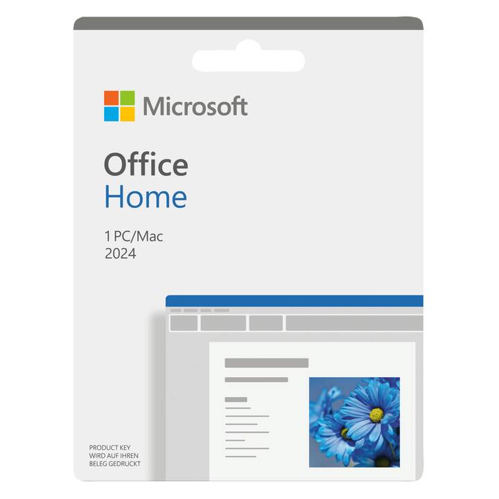 MICROSOFT Office Home 2024 (Vollversion, 1x, Deutsch)