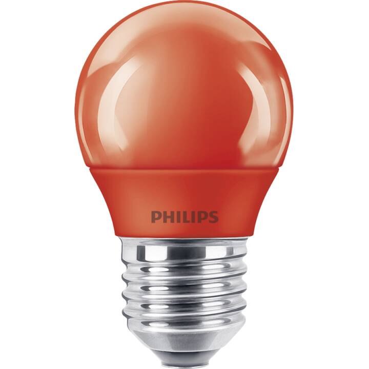 PHILIPS Lampadina LED Lustre Colored P45 (E27, 3.1 W)