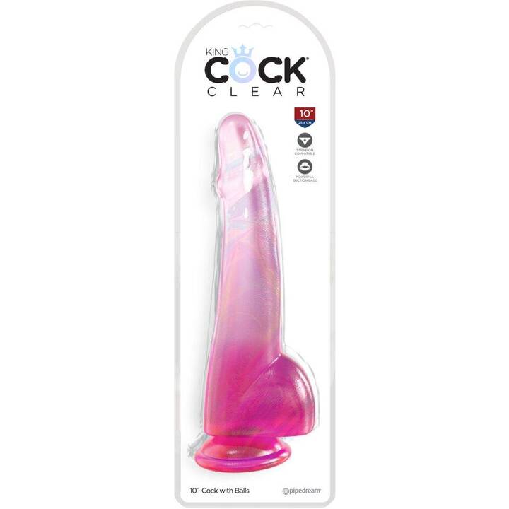 KING COCK Clear Dildo classico (25.4 cm)
