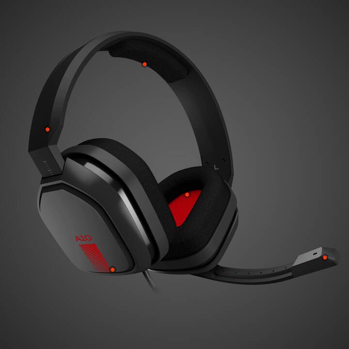 ASTRO GAMING A10 Gaming Headset, Grey/Red