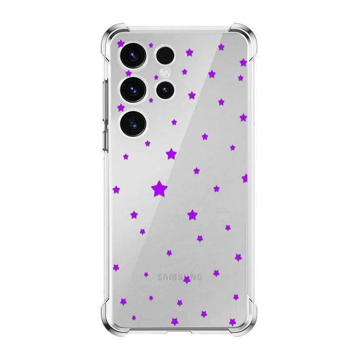 EG Backcover (Galaxy S23 Ultra, Étoiles, Transparent)