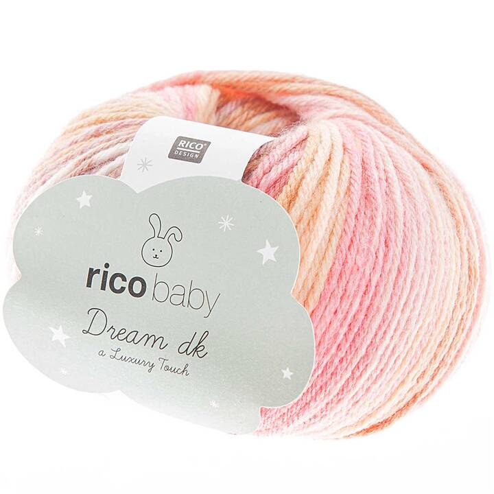 RICO DESIGN Wolle Baby Dream dk (50 g, Beige, Rosa)