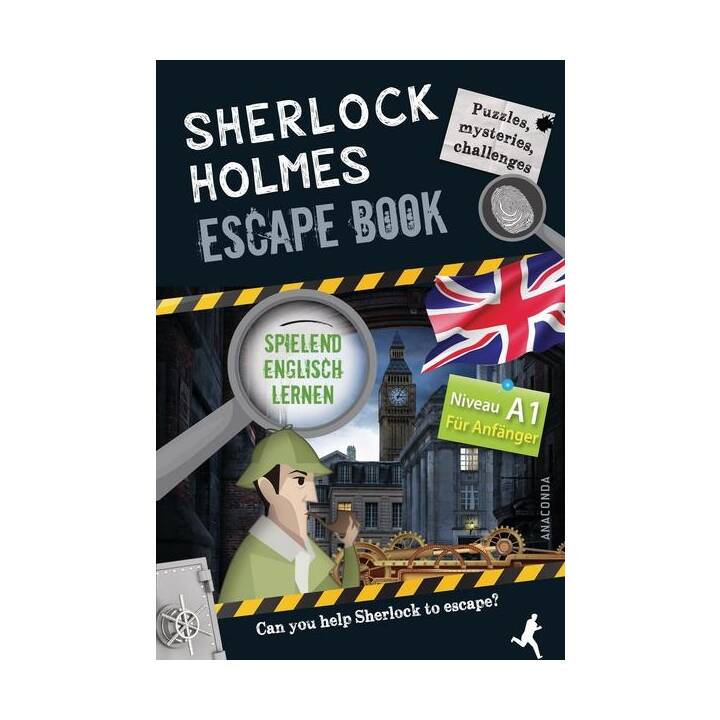 Sherlock Holmes Escape Book. Spielend Englisch lernen - für Anfänger Sprachniveau A1