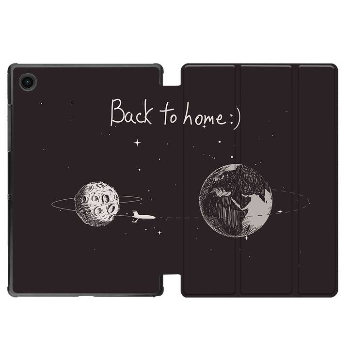 EG coque pour Samsung Galaxy Tab A8 10.5" (2021) - astronaute - noir