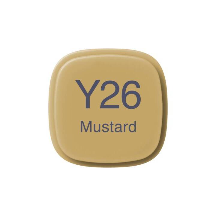 COPIC Grafikmarker Classic Y26 Mustard (Senfgelb, 1 Stück)