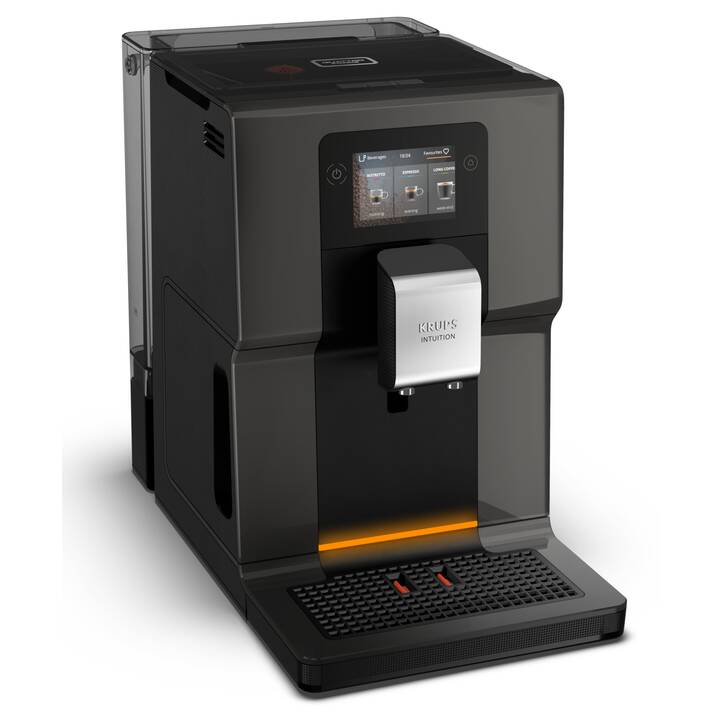 KRUPS EA872BCH Intuition Preference (Gris, Noir, 3 l, Machines à café automatique)