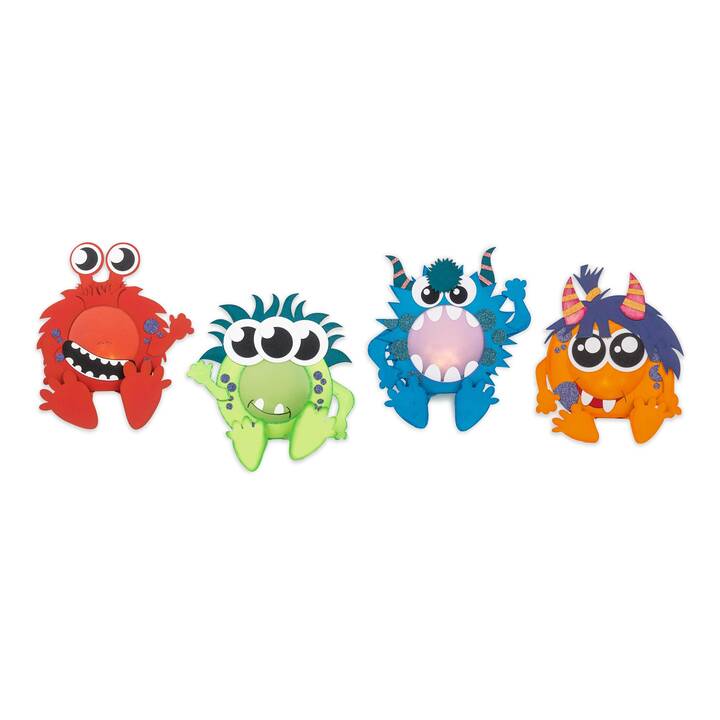 URSUS Illuminies Little Monsters Boîtes de matériel bricolage (Modelage)