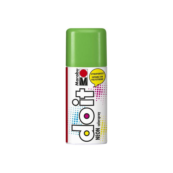 MARABU Spray colore do it (150 ml, Verde fluo, Verde, Multicolore)