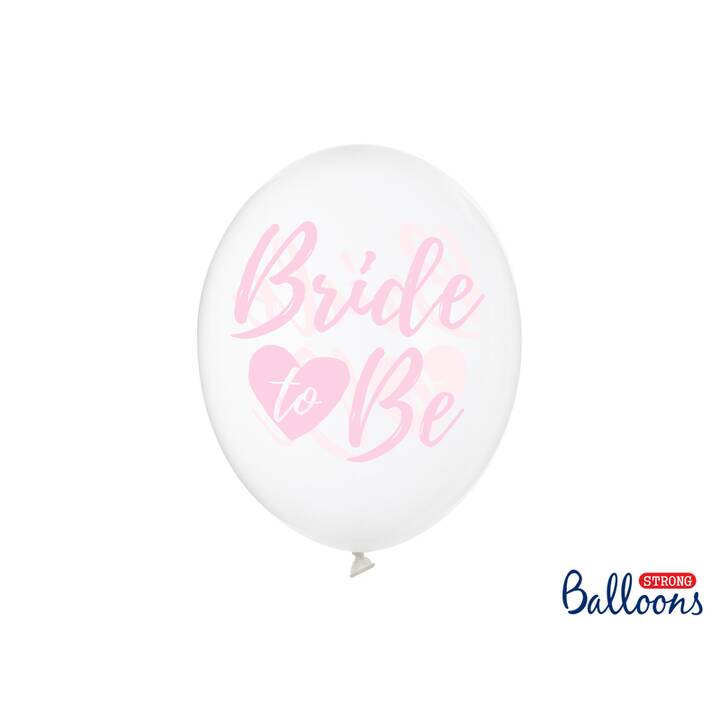 PARTYDECO Palloncino Bride to be (300 mm, 6 pezzo)