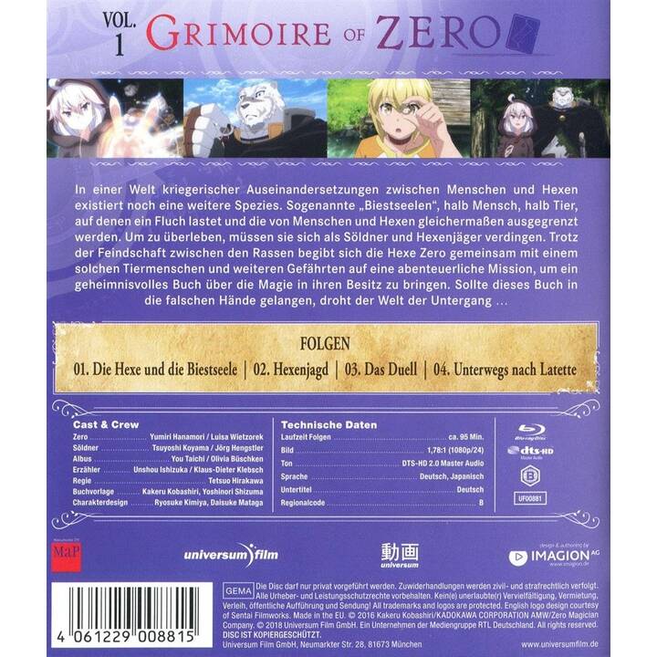 Grimoire of Zero - Vol. 1 Saison 1 (JA, DE)
