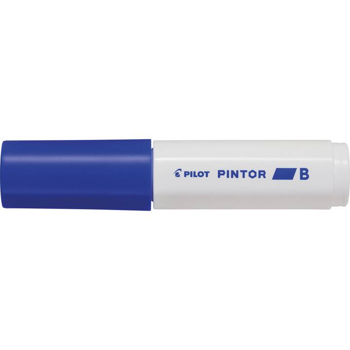 PILOT PEN Kreativmarker Pintor Essentials (Gelb, Schwarz, Rot, Blau, 4 Stück)