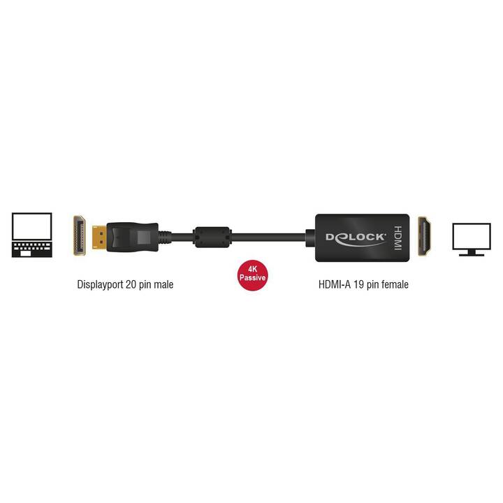 DELOCK Convertisseur vidéo (DisplayPort)