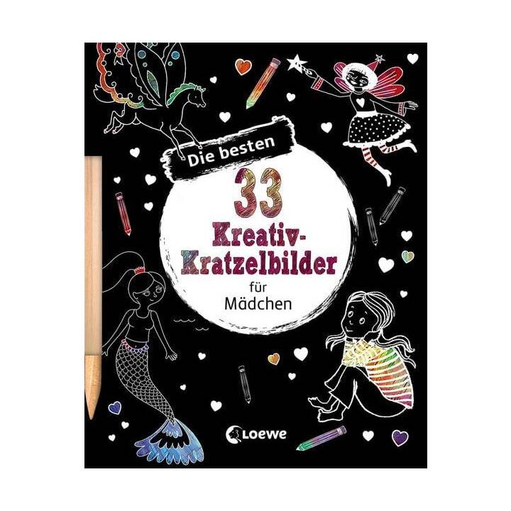 Die besten 33 Kreativ-Kratzelbilder für Mädchen