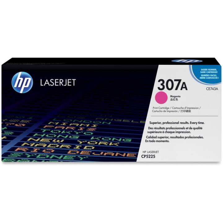 HP CE743A (Cartouche individuelle, Magenta)