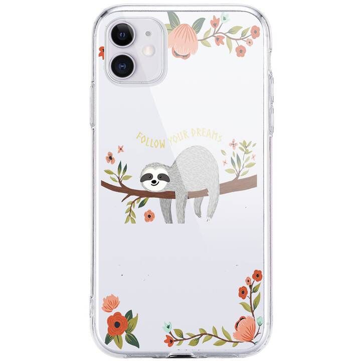 EG cover posteriore per iPhone 11 6.1" (2019) - bradipi