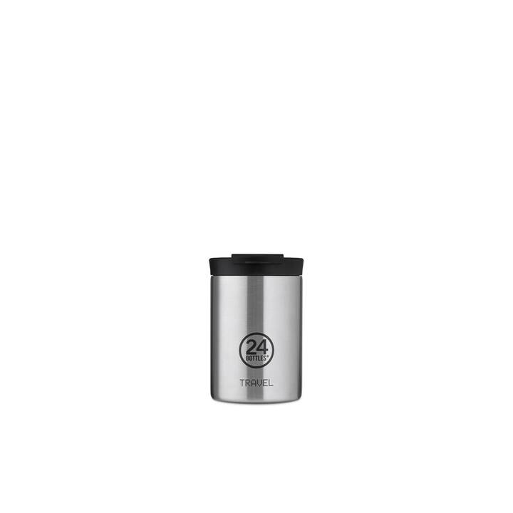 24BOTTLES Gobelet isotherme Travel Tumbler (0.35 l, Argent, Acier inox)