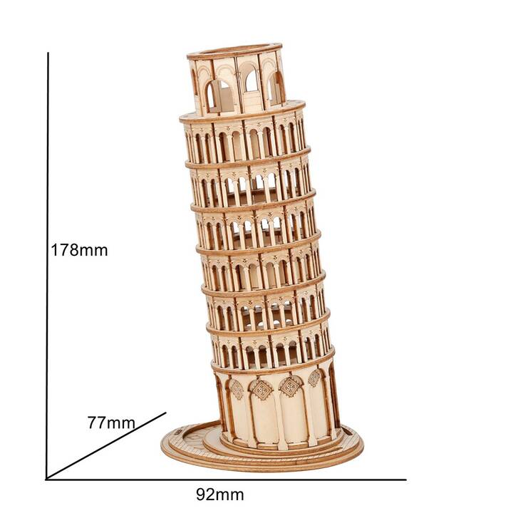 EG 3D-Puzzle (173 Teile) - Braun - Schiefer Turm von Pisa