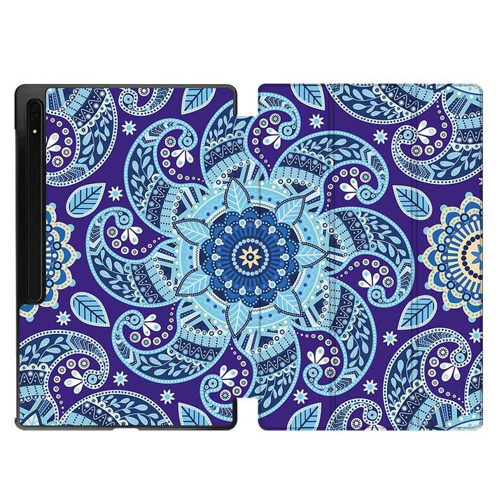 EG Custodia (11", Galaxy Tab S9, Mandala, Blu)