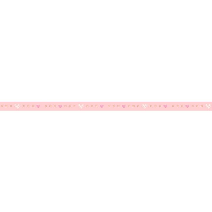 URSUS Washi Tape Set Amor (Rosé, Gold, 10 m)