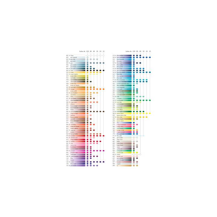 CARAN D'ACHE Crayons de couleur (Gris, 1 pièce)