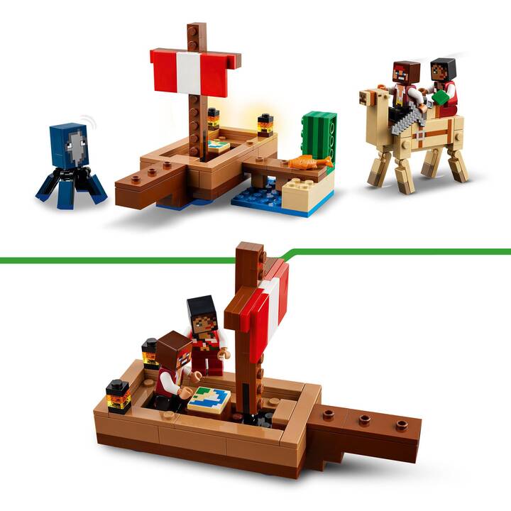 LEGO Minecraft Le voyage du bateau pirate (21259)