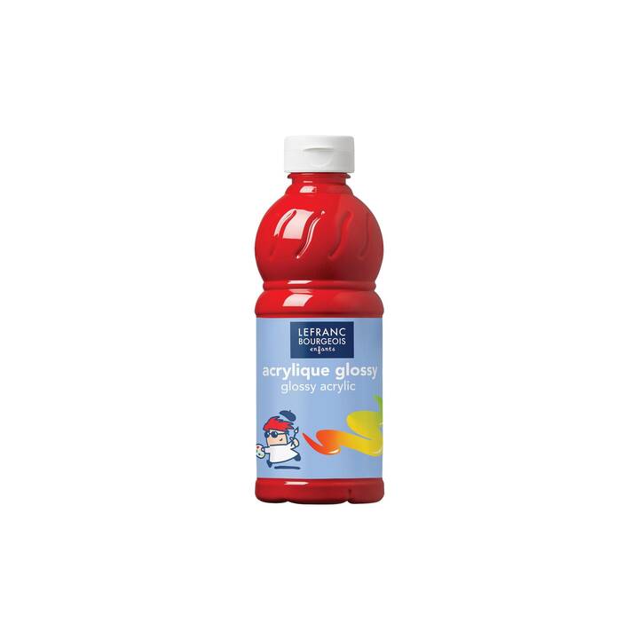 LEFRANC BOURGEOIS Colore acrilica (500 ml, Rosso)