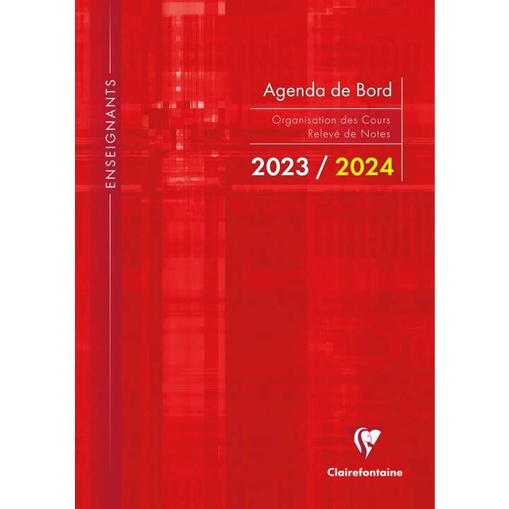 CLAIREFONTAINE Agenda de l'enseignant (A4, 2023, 2024)