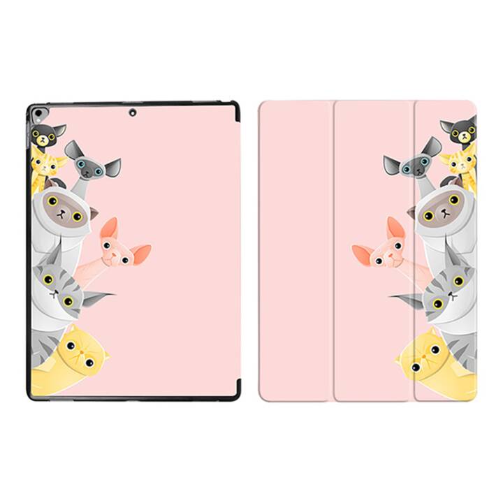 EG iPad Sleeve pour Apple iPad Pro 12.9" 12.9" 12.9" - pink cartoon cats