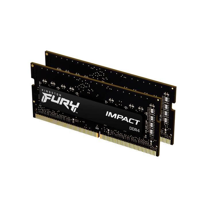 KINGSTON TECHNOLOGY Fury Impact KF426S15IBK2/16 (2 x 8 GB, DDR4-SDRAM 2666 MHz, SO-DIMM 260-Pin)