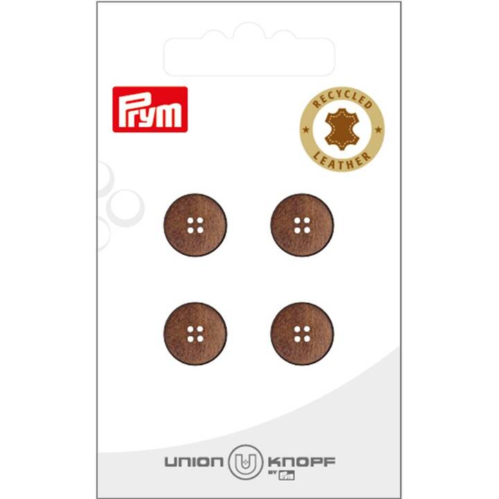 PRYM GROUP Universalknopf (Braun, 4 Stück)