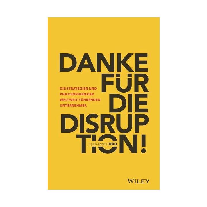 Danke für die Disruption!