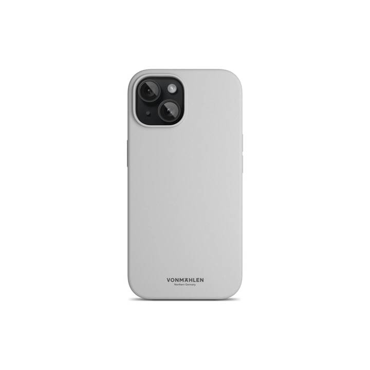 VONMÄHLEN Backcover MagSafe Eco (iPhone 15, Gris clair)