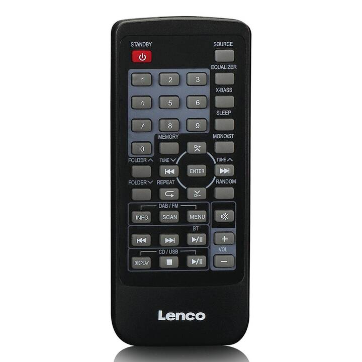 LENCO Lecteur CD SCD-720SI (Argent, Noir)