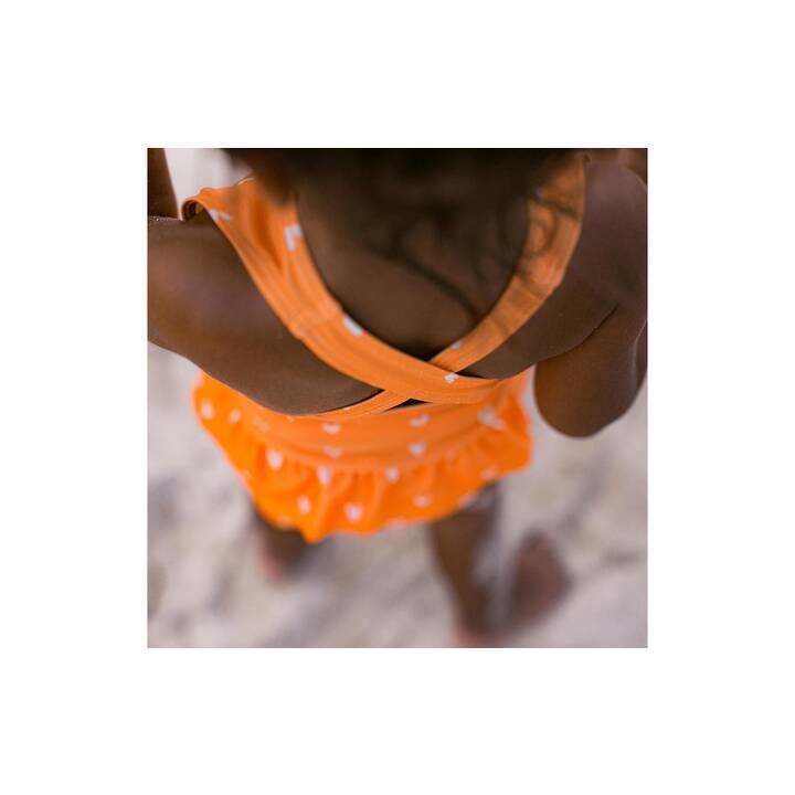 SWIM ESSENTIALS Maglietta da bagno per bebè (110-116, Arancione)