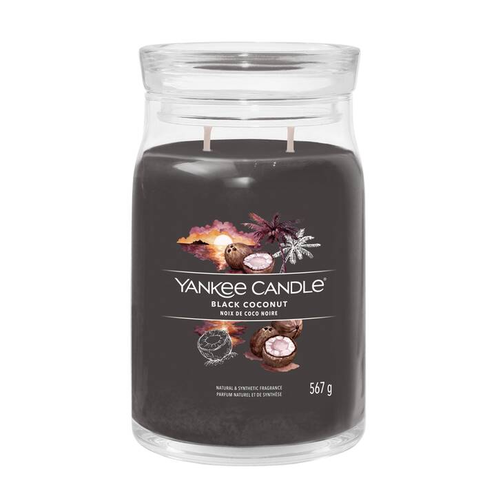 YANKEE CANDLE Bougie parfumée Black Coconut
