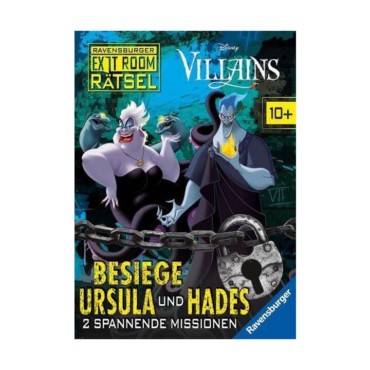 Exit Room Rätsel: Disney Villains - Besiege Ursula und Hades