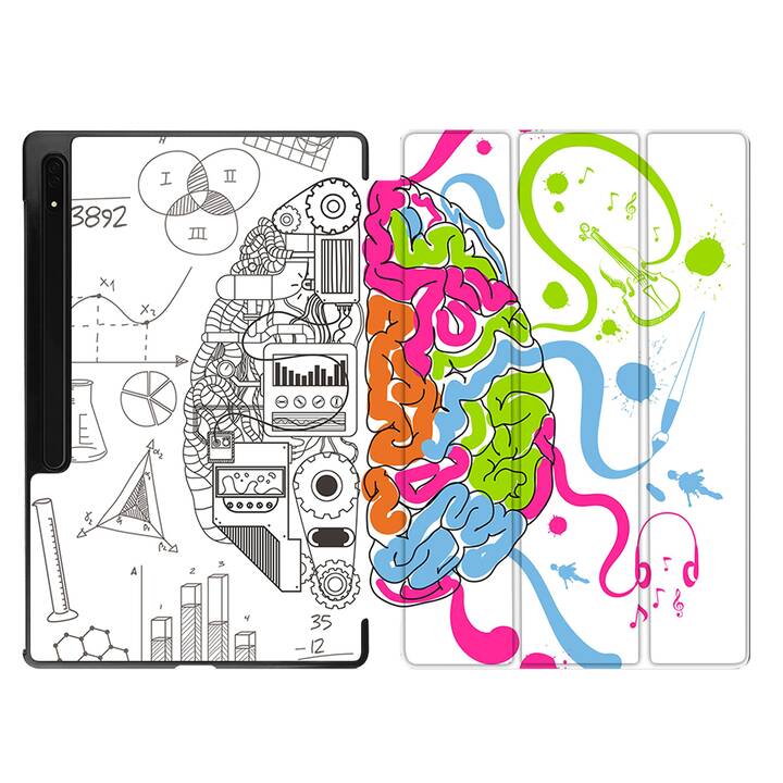 EG cover per Samsung Galaxy Tab S8 Ultra 14.6" (2022) - Multicolore - Cervello