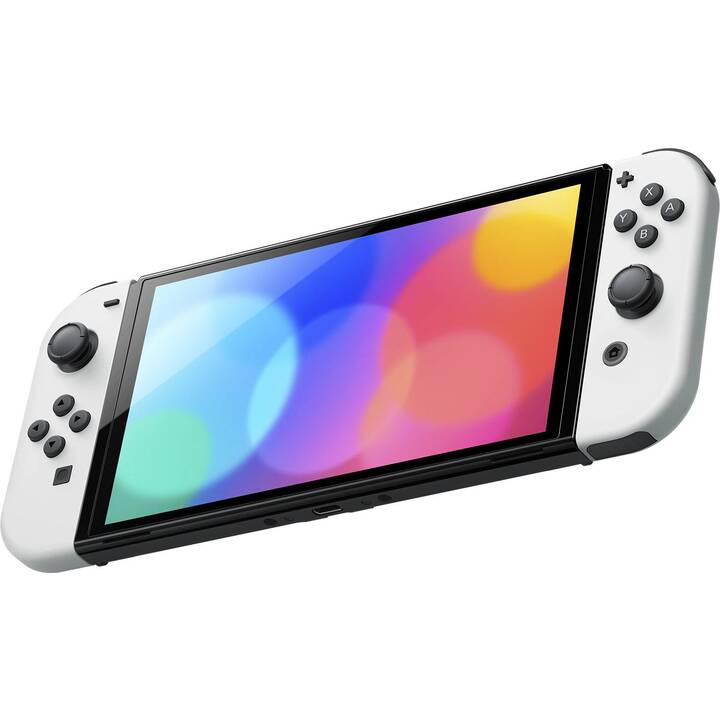 NINTENDO Switch OLED Modello Bianco 64 GB (Super Mario Bros. Wonder + abbonamento 12 mesi, DE, IT, FR)