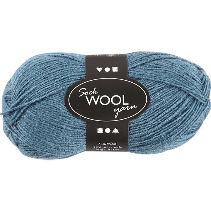 CREATIV COMPANY Wolle (50 g, Grün, Blau, Petrol)